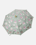 Color-Changing Umbrella Green Frog Print
