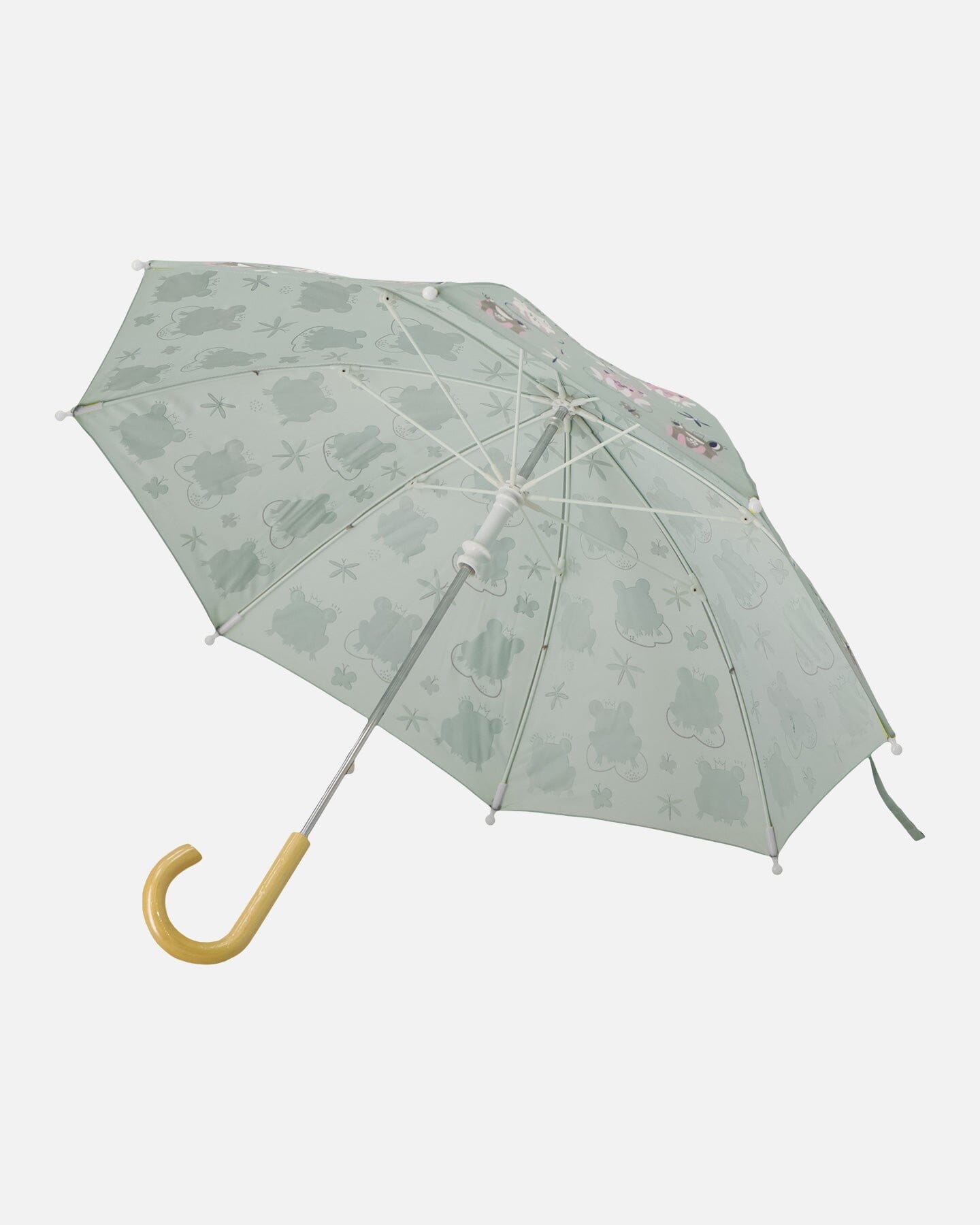 Color-Changing Umbrella Green Frog Print