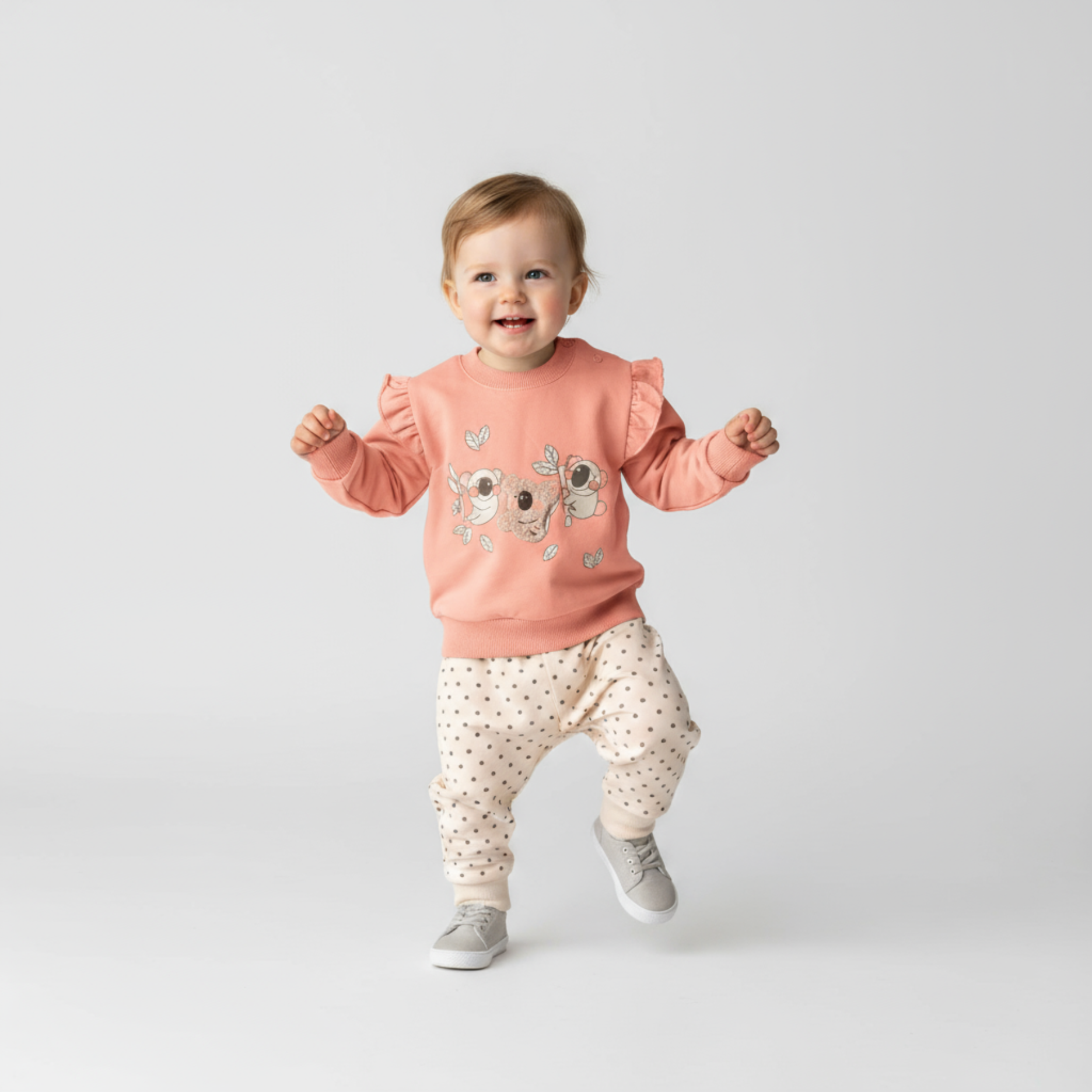 Cozy Koala Girls Jogger Set
